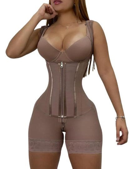 Solidity Garment with Zipper Crotch Women Shapewear Stage 2 BBL