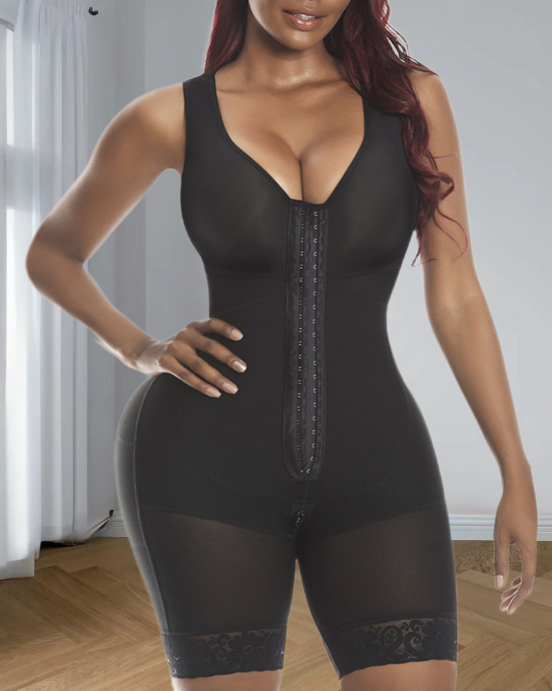 Compression Hook Attached Bra Enhancing and Smooth Curves Girdle