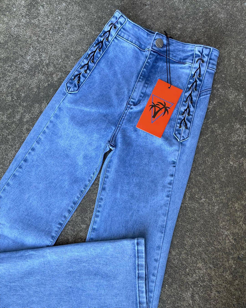 New Premium Quality Braided Cargo Jeans