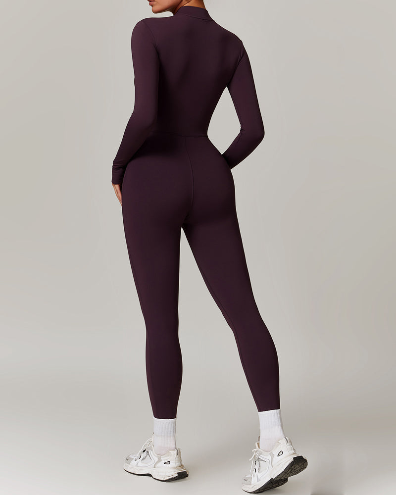 Tight Fleece Yoga Jumpsuit