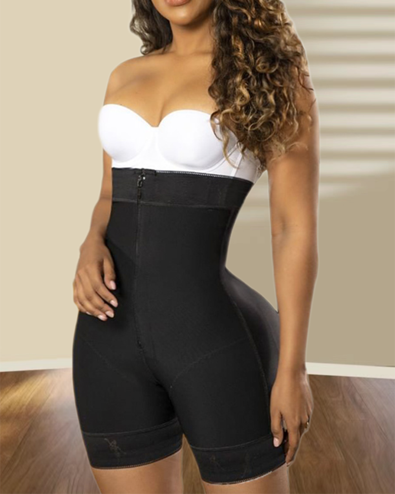 High Waisted Tummy Control Waist Trainer Shaping Shorts