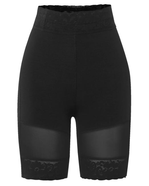 Hüfthebende Shaper-Shorts aus Mesh mit hoher Taille