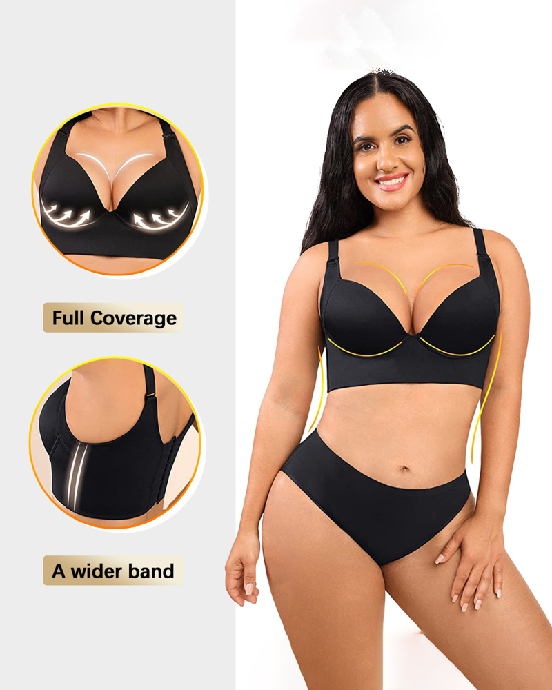 Extra Firm High Compression Full Cup Push Up Bra