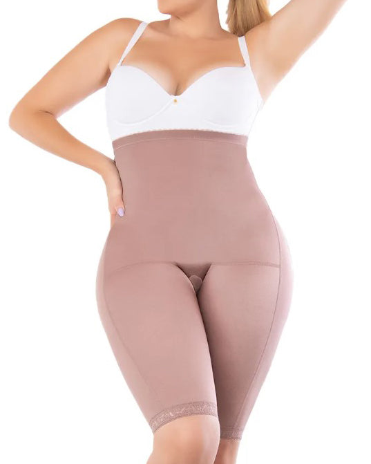 High Waist Seamless Tummy Sculpting Shorts