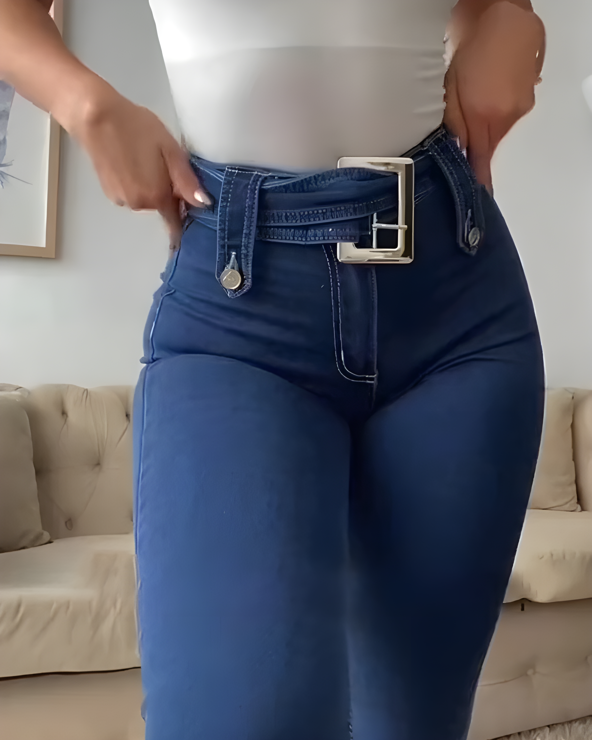 Jeans mit Hüftstütze für Damen