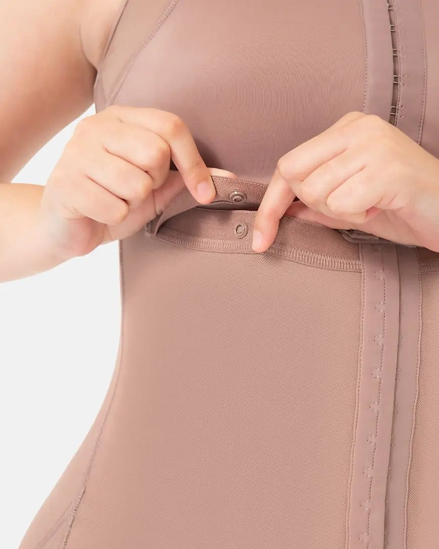 Breasted Chest-length Knee-length Shapewear