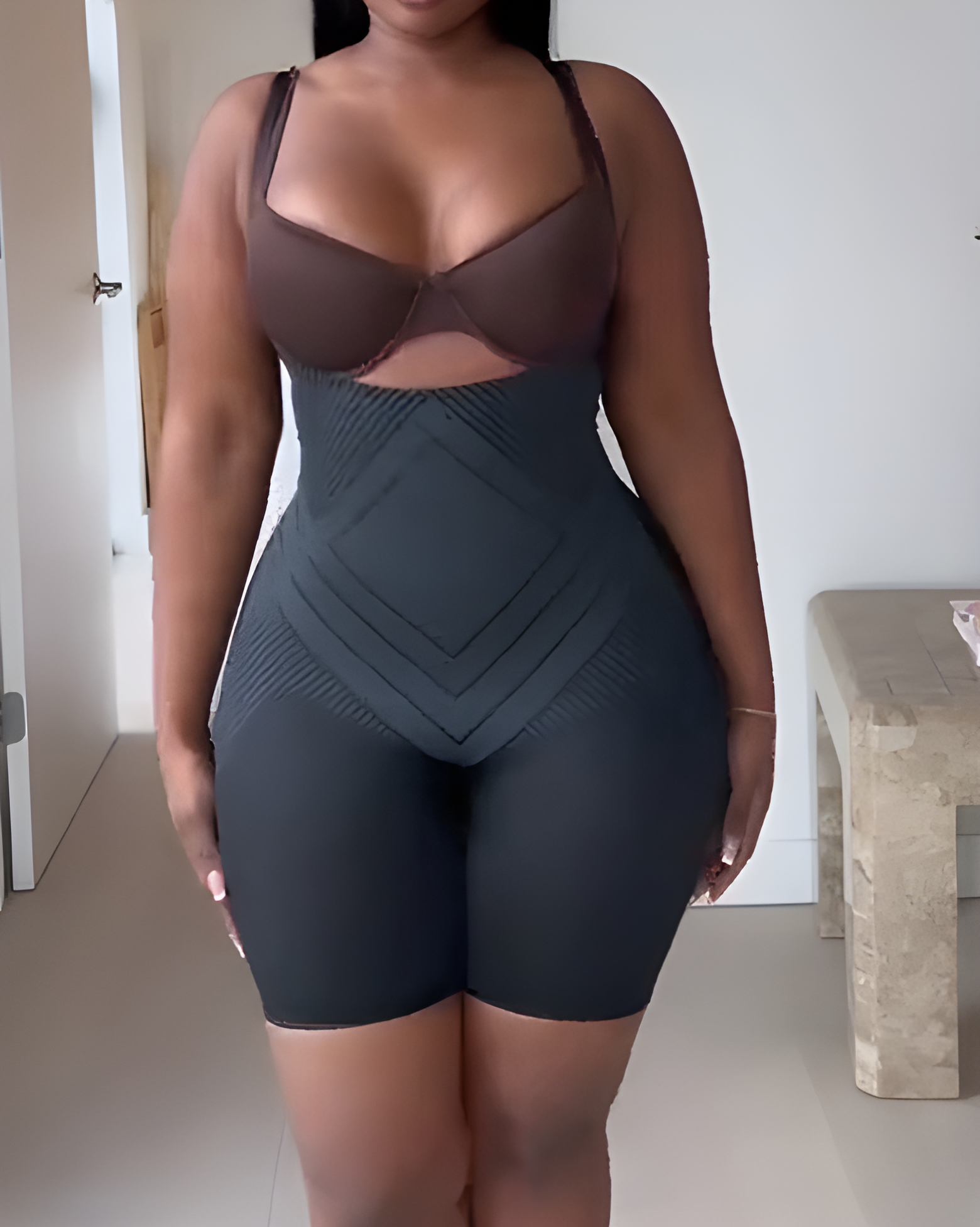 Open Bust Seamless Slimming Bodysuit