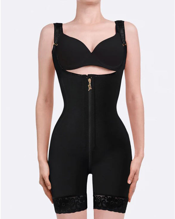 Steel Bone Hip Lifting Shapewear Bodysuit