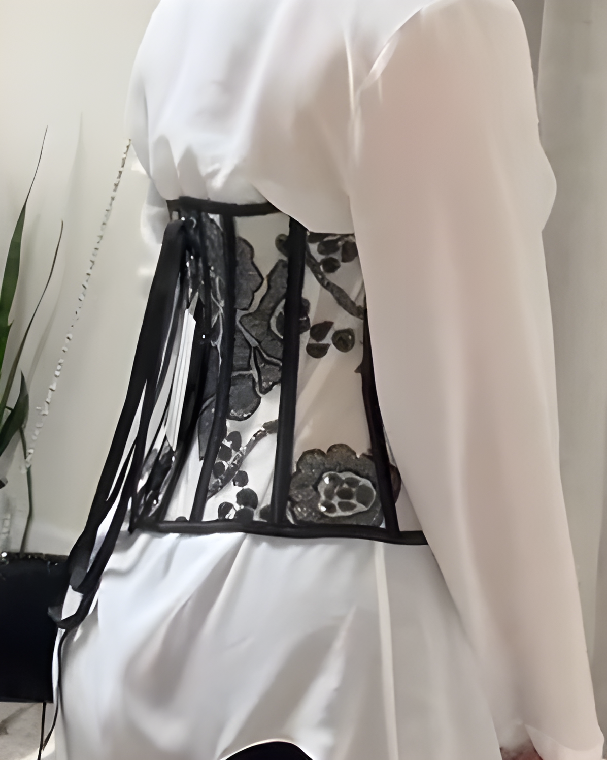 Sexy Lace Transparent Waist Trainer