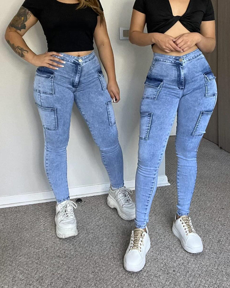 Pocket Skinny Jeans