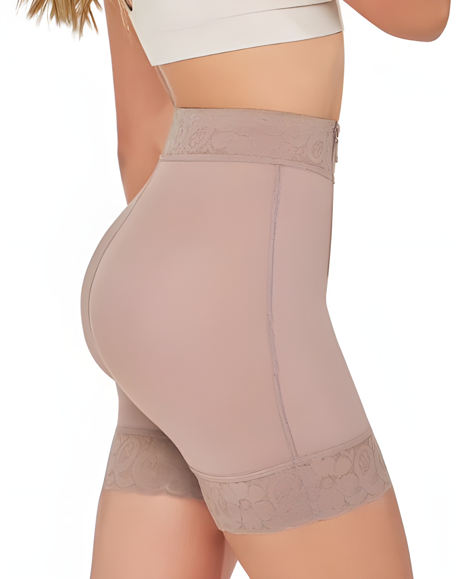 Side Zipper BBL Shaping Shorts