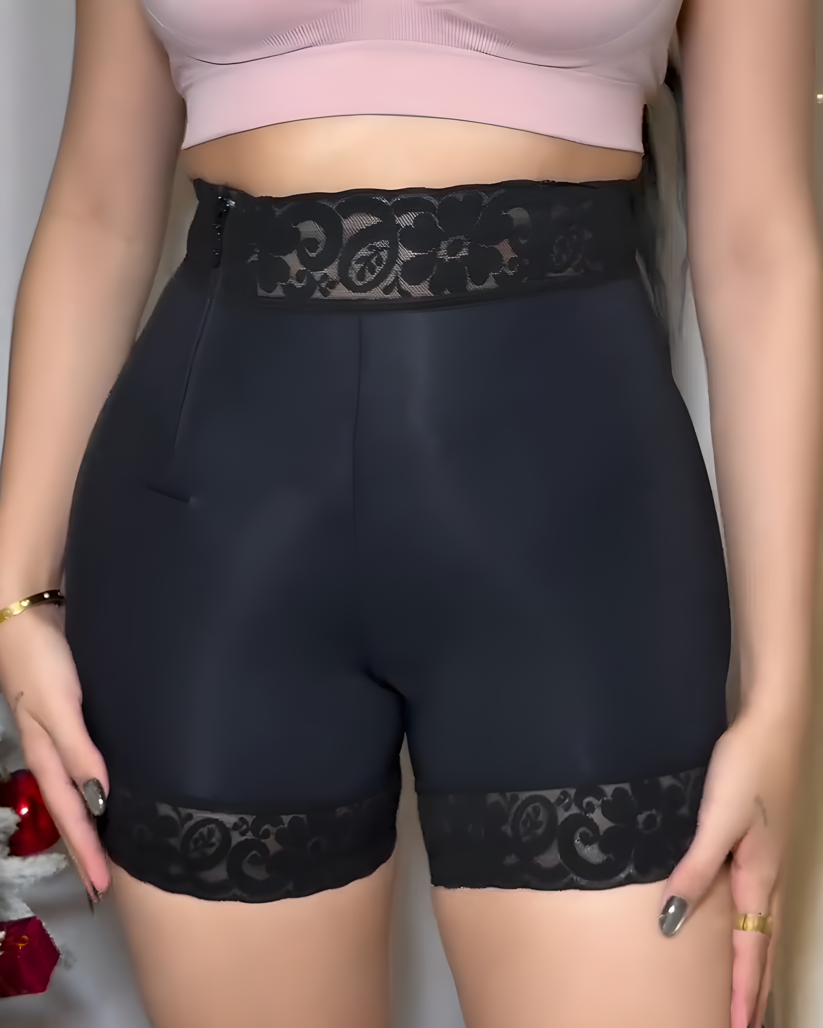 Side Zipper BBL Shaping Shorts