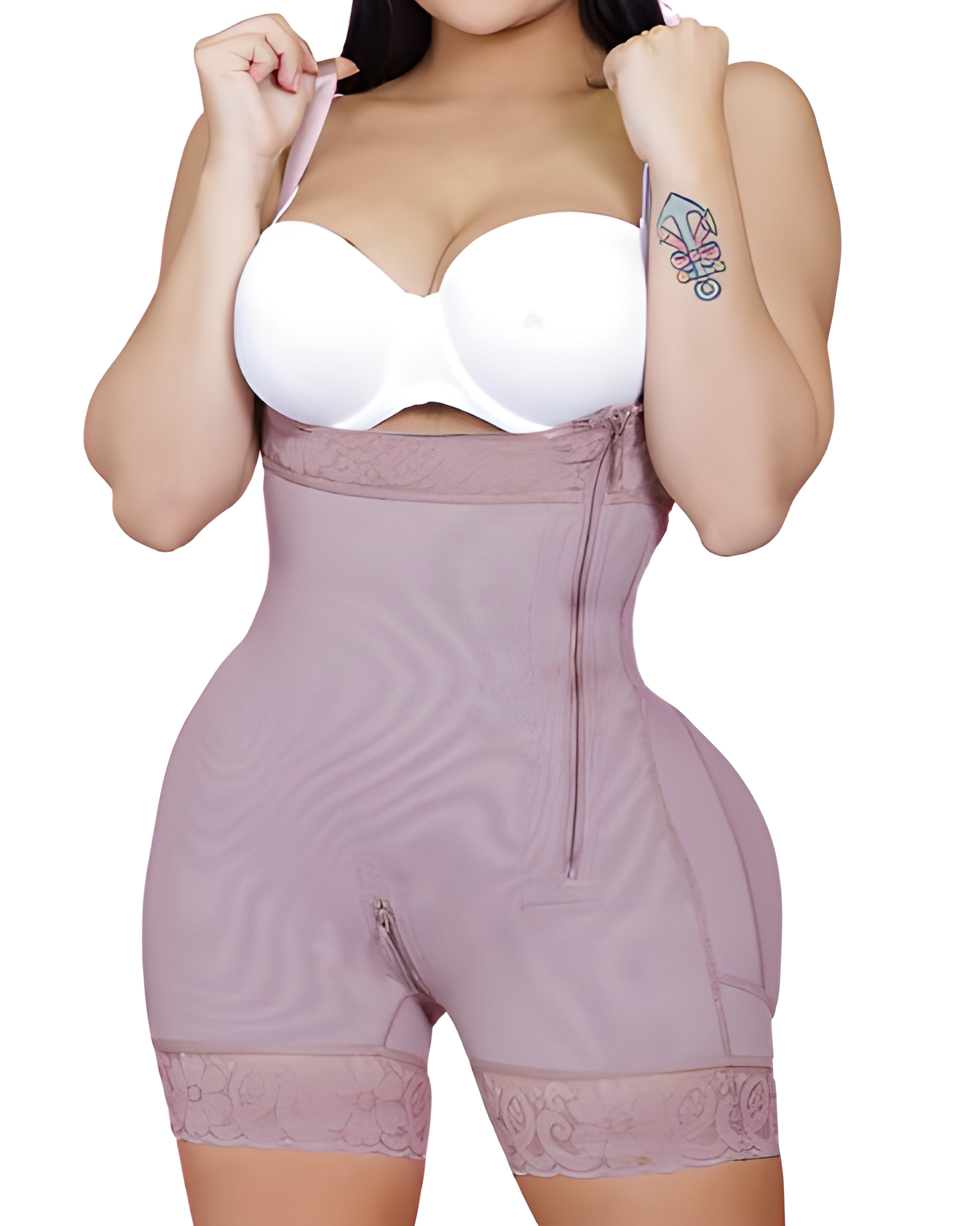 Side Zipper Tummy Control Full Body Shaper