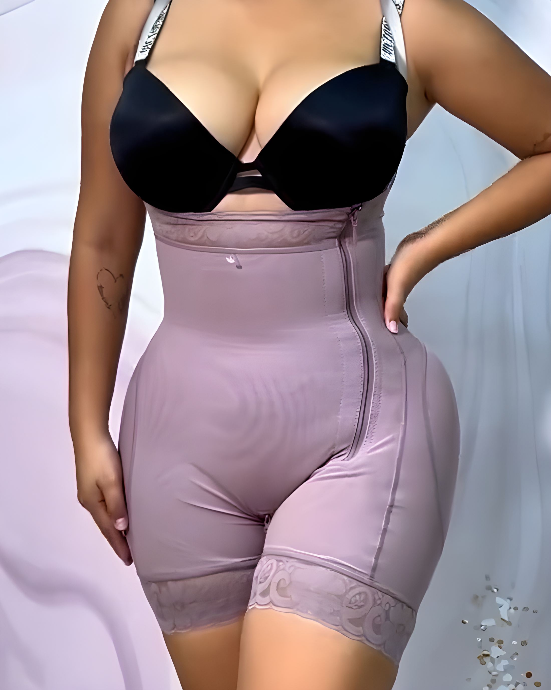 Side Zipper Tummy Control Full Body Shaper