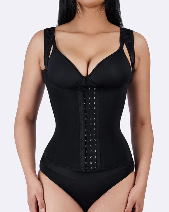 Wide Strap Hook Eye Waist Trainer Vest