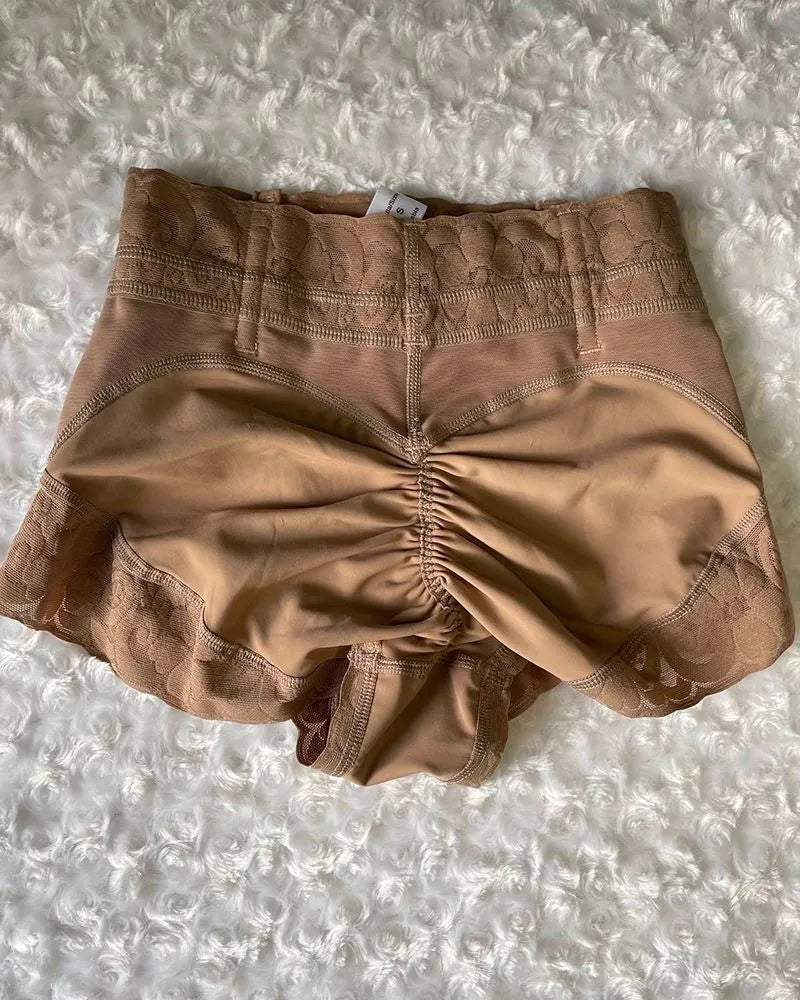 Women High Waisted Sculpting Tummy Control Butt Lifter Shorts