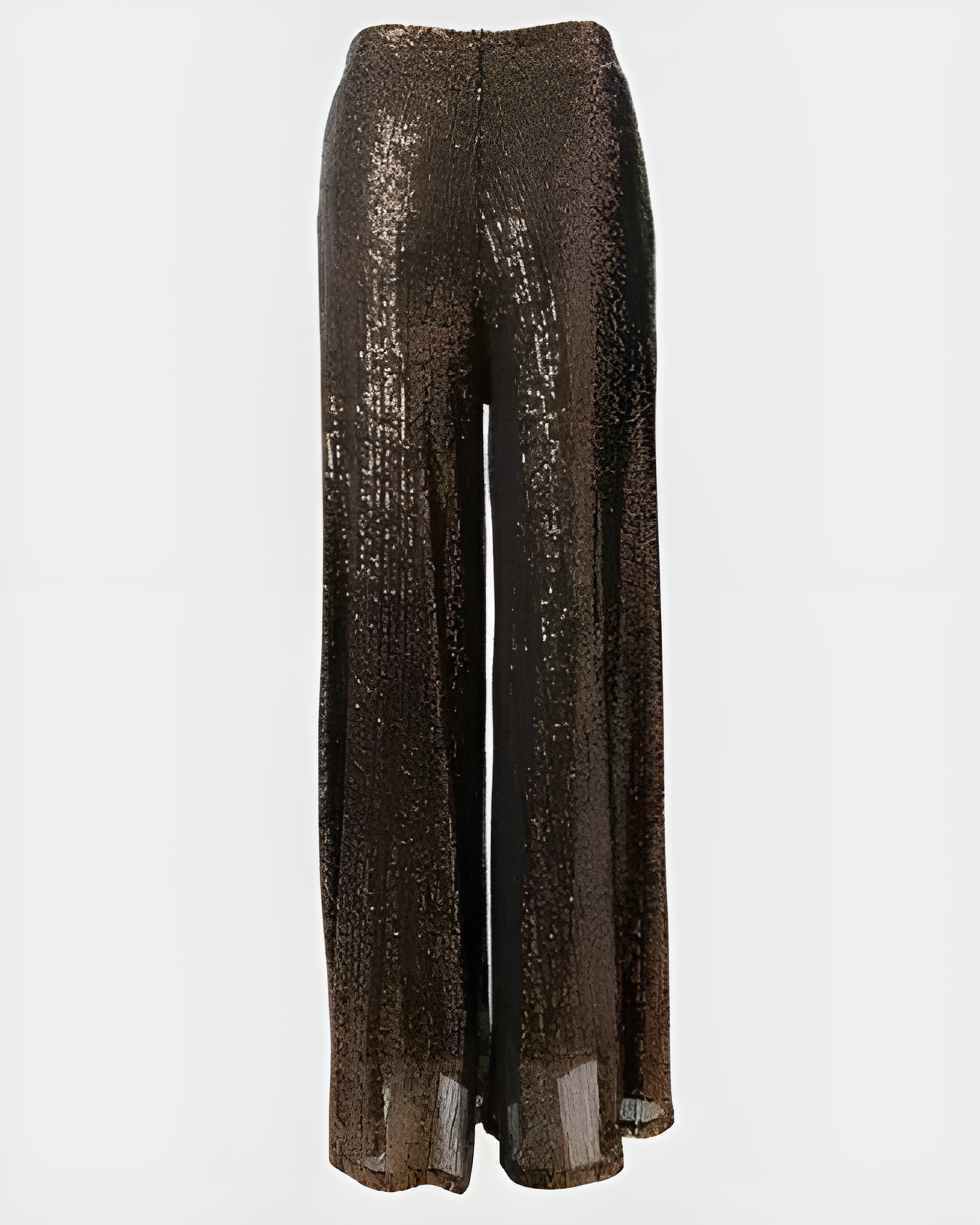 Sequined Slim Flare Pants