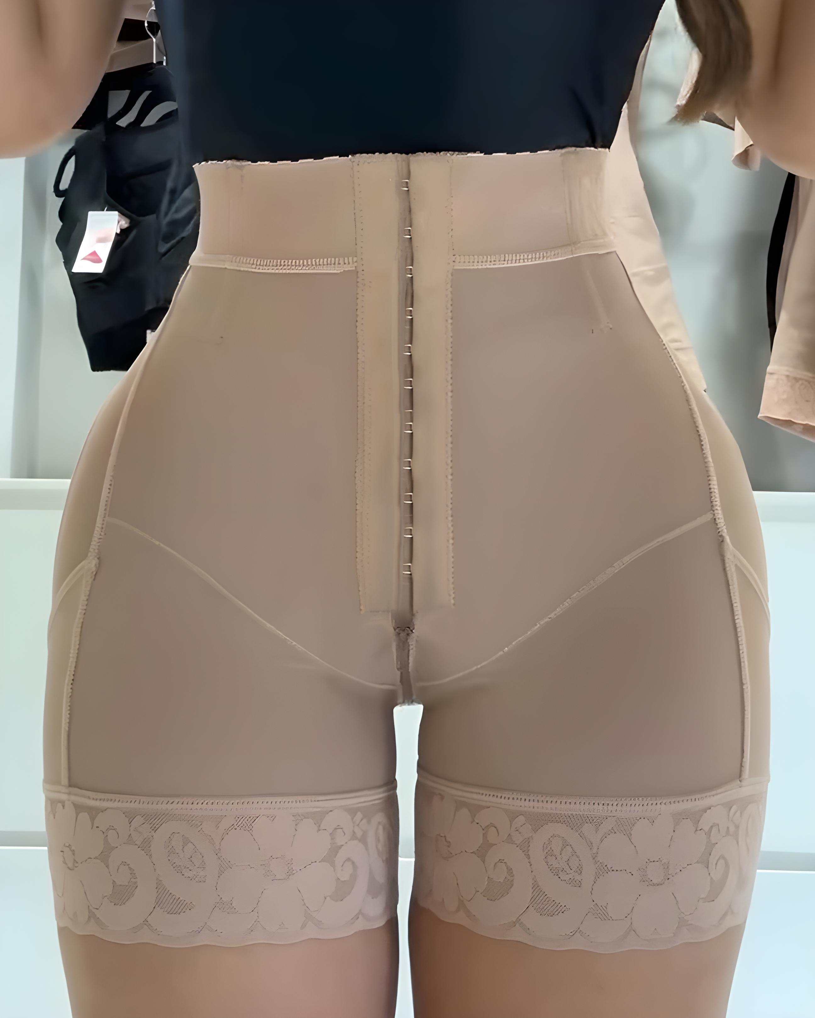 Formende Shorts mit hoher Taille und Hüftunterstützung