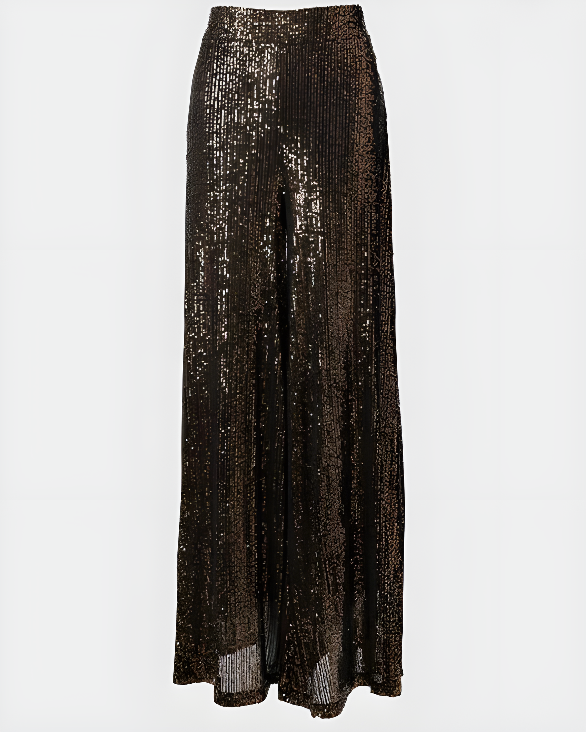 Sequined Slim Flare Pants