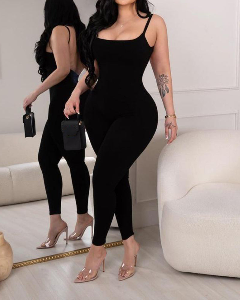 Ribbed Strapless Jumpsuit