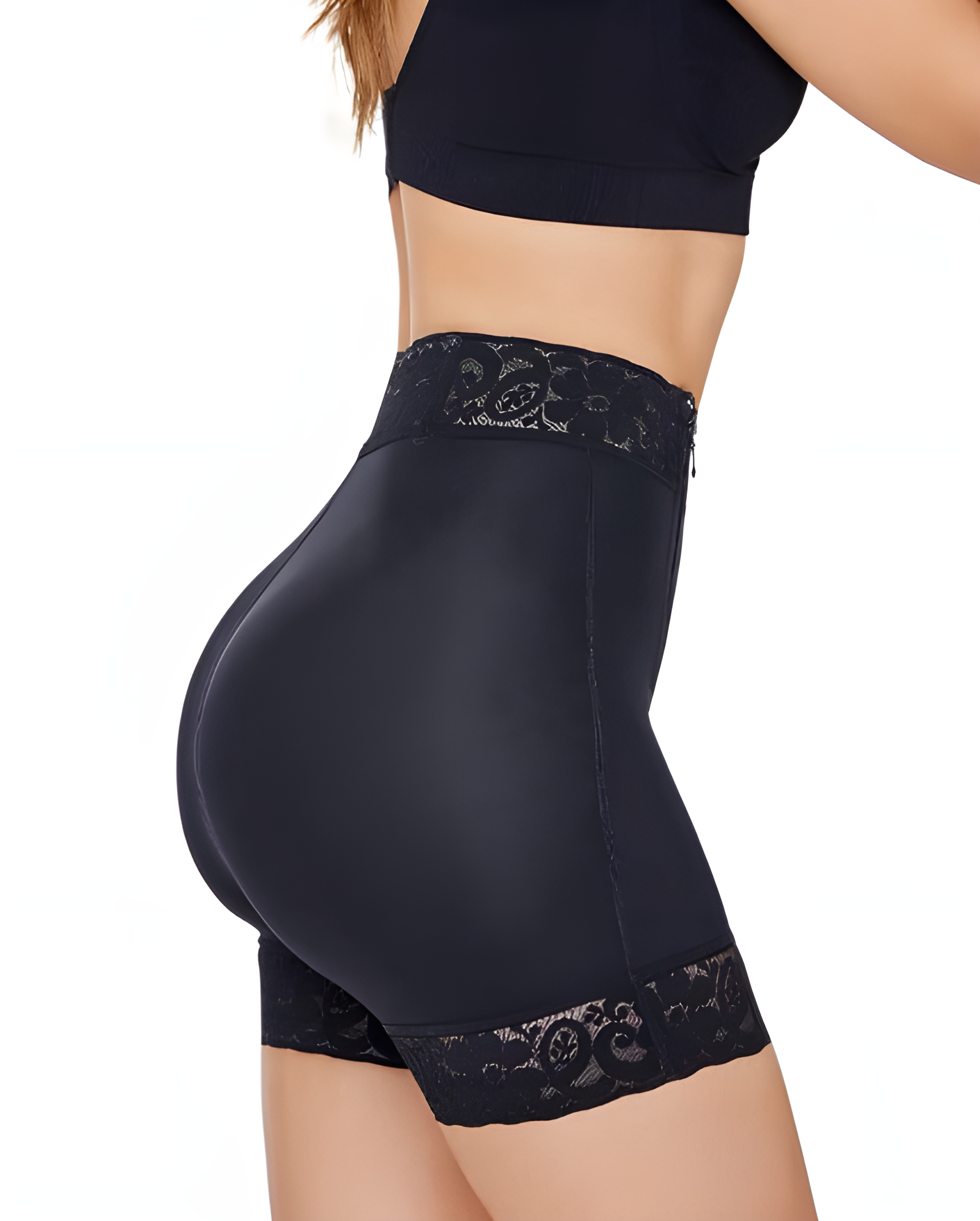 Side Zipper BBL Shaping Shorts