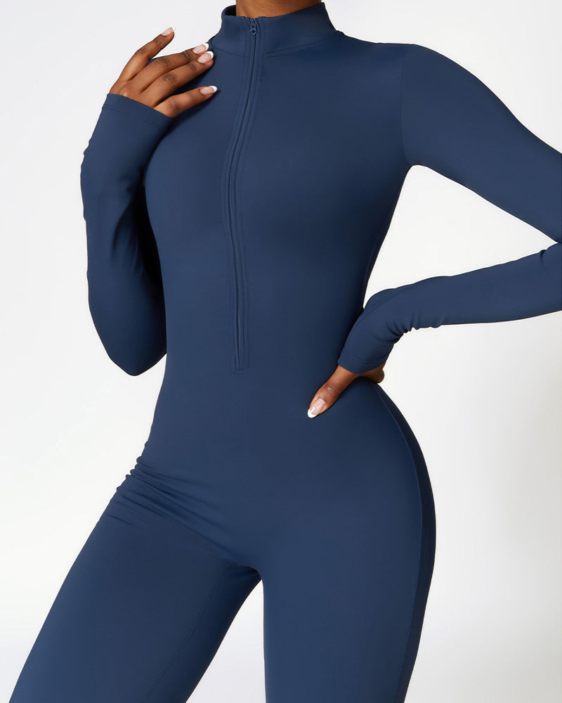 Tight Fleece Yoga Jumpsuit