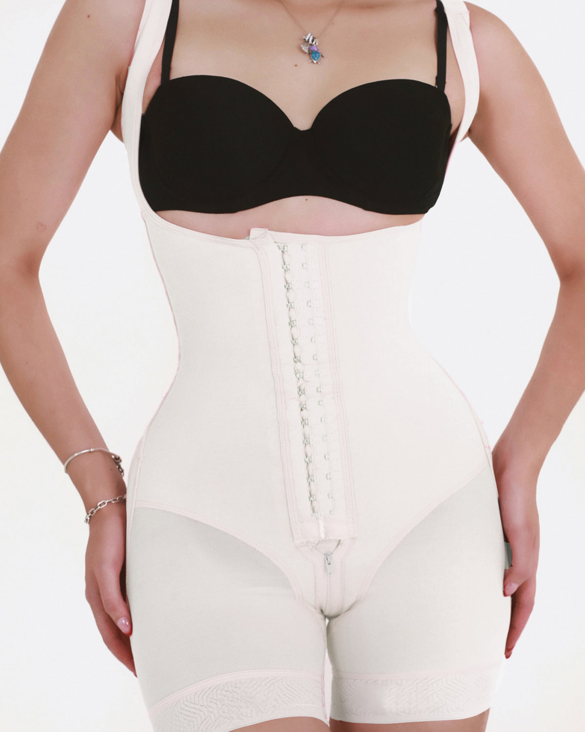 Open Chest Waist Control Full Body Shaping Bodysuit