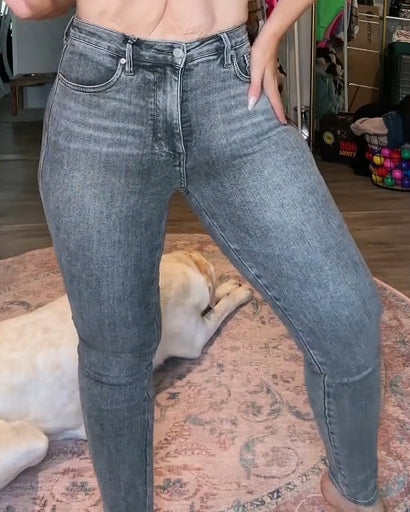 Jeans con control de abdomen para mujer