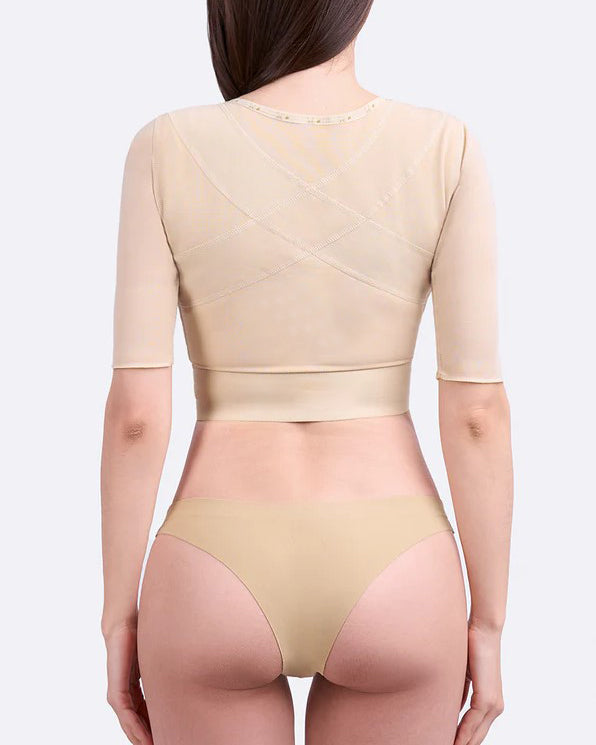 Mid-Length Sleeve Hook Eye Shaping Bra