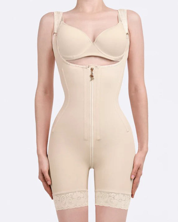 Steel Bone Hip Lifting Shapewear Bodysuit