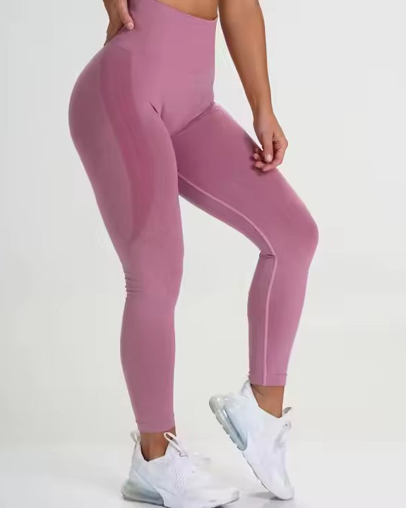 Pantalones de yoga cómodos de cintura alta y levantamiento de cadera