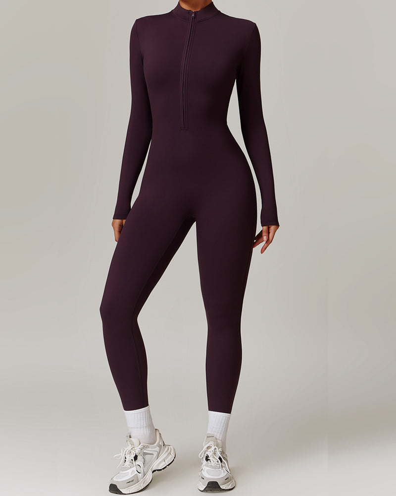 Tight Fleece Yoga Jumpsuit