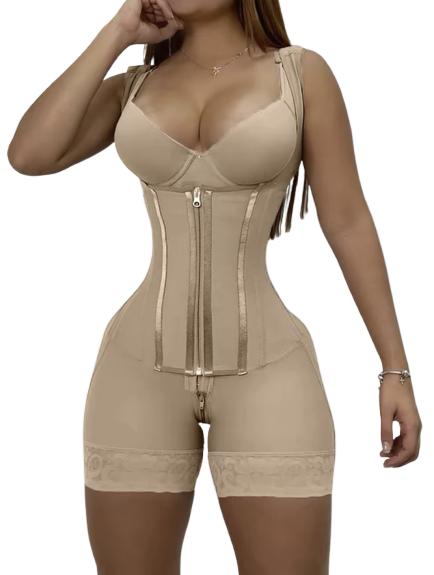 Solidity Garment with Zipper Crotch Women Shapewear Stage 2 BBL