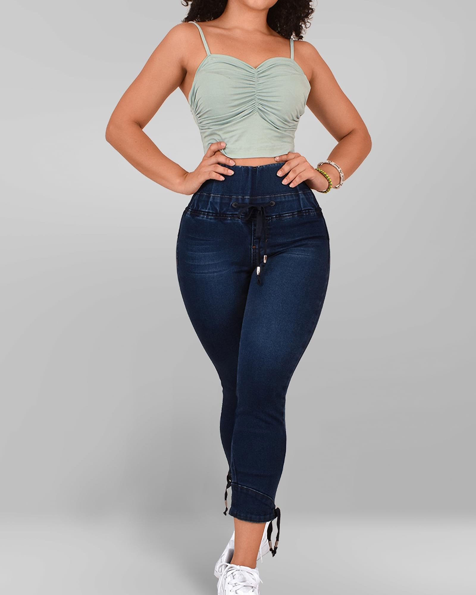 High Waisted Butt Lifting Skinny Jeans