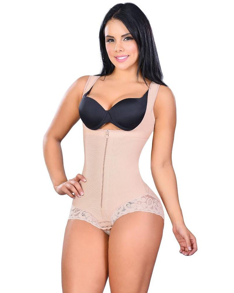High Back Thick Straps Panty- High Compression Body Shaper