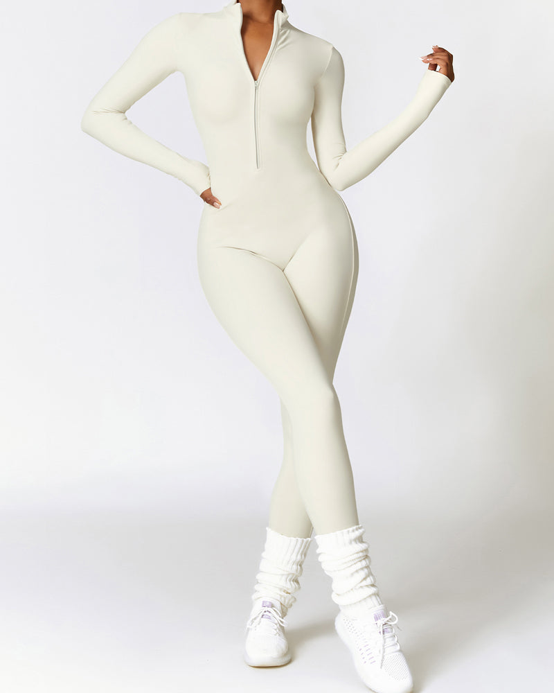 Tight Fleece Yoga Jumpsuit