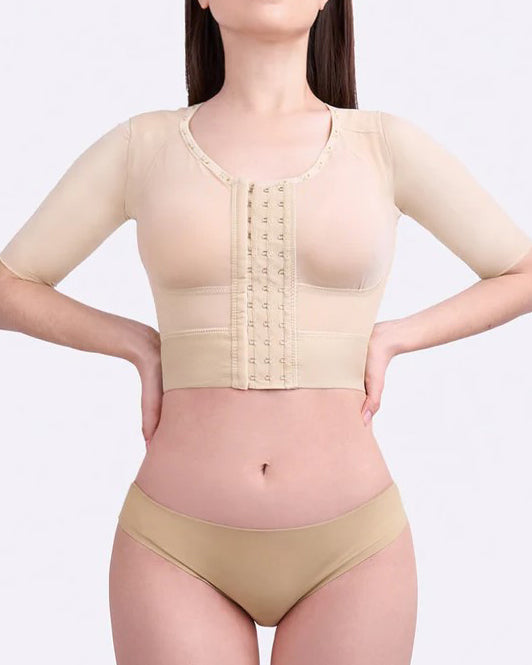 Mid-Length Sleeve Hook Eye Shaping Bra