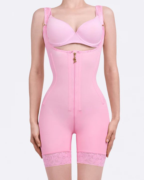 Steel Bone Hip Lifting Shapewear Bodysuit