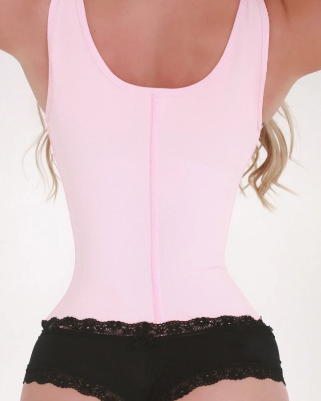 Hourglass Waist Training Vest with Steel Bones