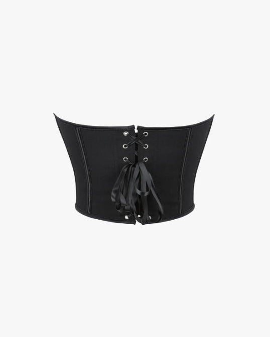 Lace-Up Corset Bra