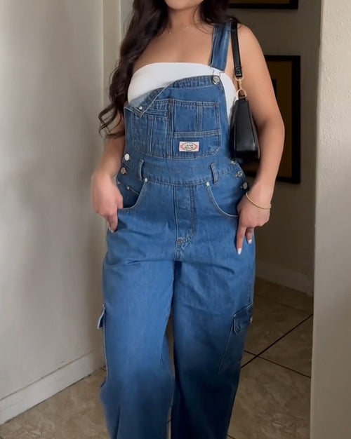 Women Casual Slip Overalls