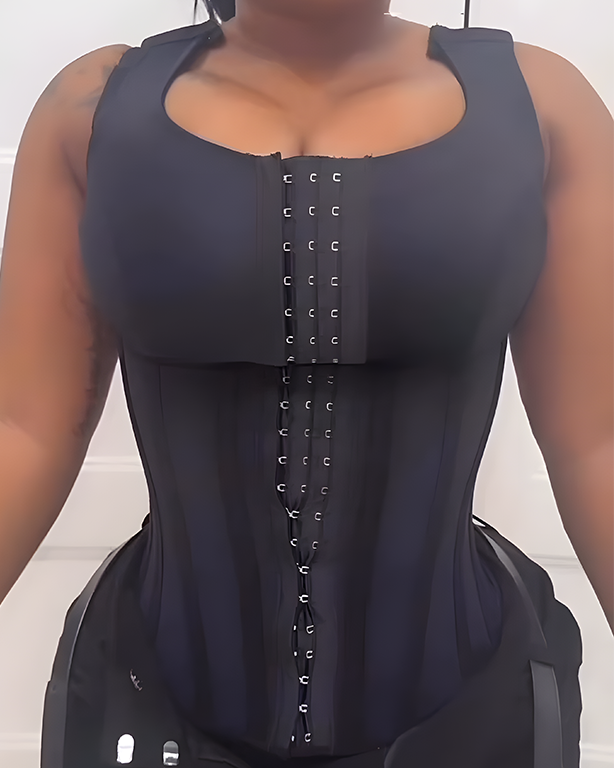 High Compression Hook Eye Waist Trainer Vest