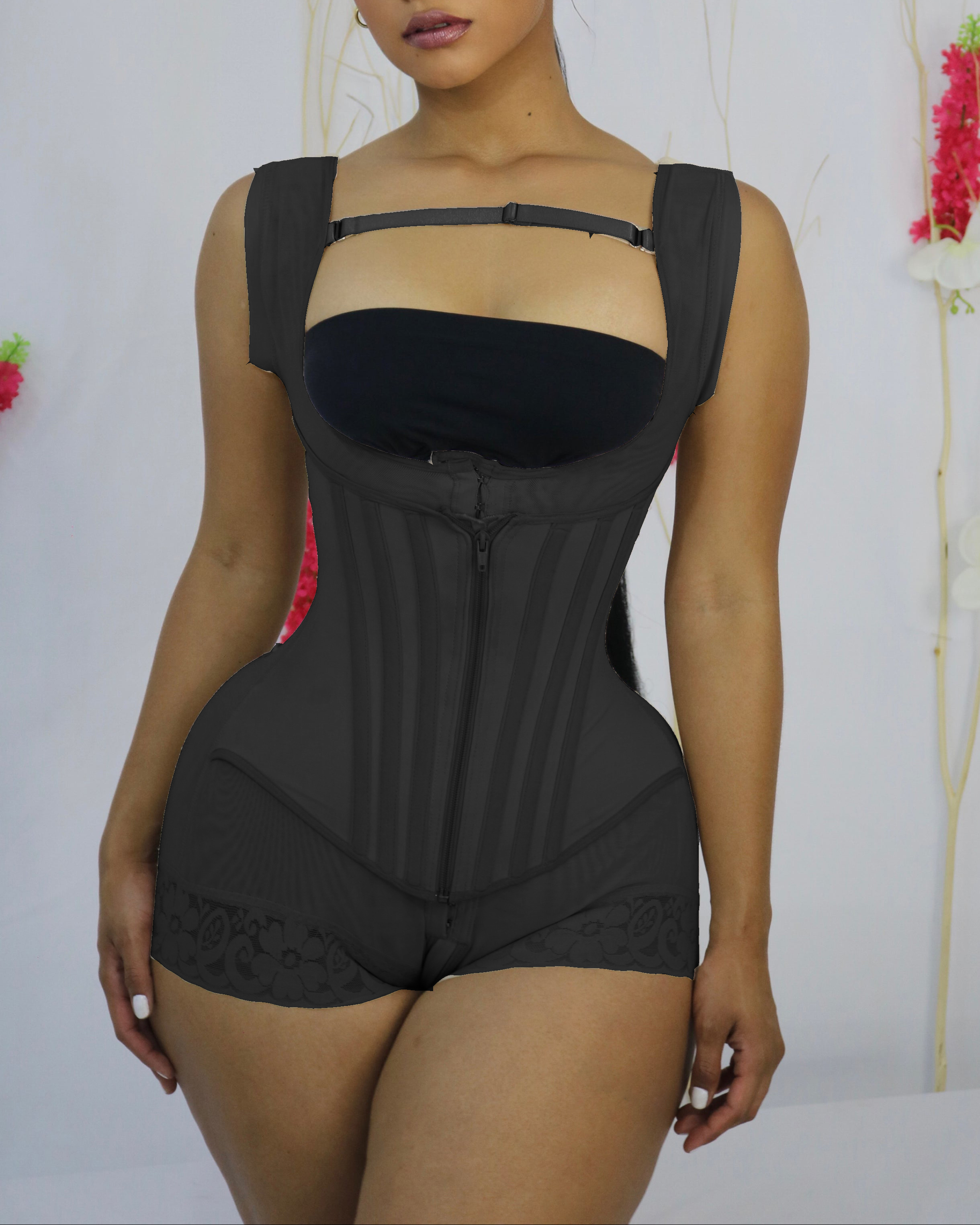 Shapewear mit hoher Kompression im Sanduhr-Stil für modische Kurven